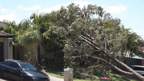 Storm damage south east Queensland, December 27, 2023.