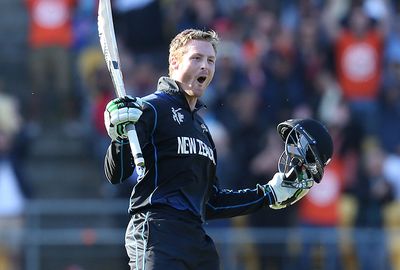 Martin Guptill - NZ. 547 runs (1st in WC) at 68.37 with a highest score of 235*.