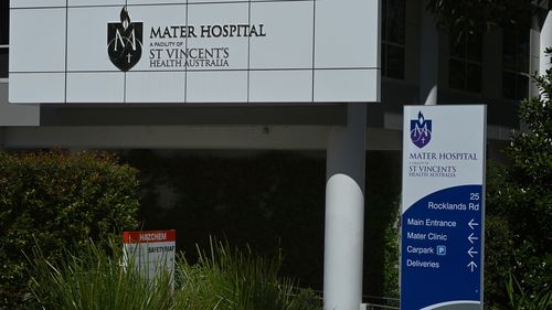 The Mater Hospital on Sydney's North Shore.