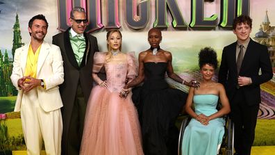 Jonathan Bailey, Jeff Goldblum, Ariana Grande, Cynthia Erivo, Marissa Bode and Ethan Slater