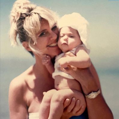 Olivia Newton-John, daughter, Chloe Lattanzi, throwback photo