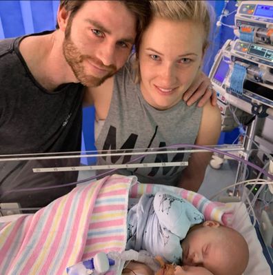 Jimmy Rees, Tori Rees, Mack in hospital