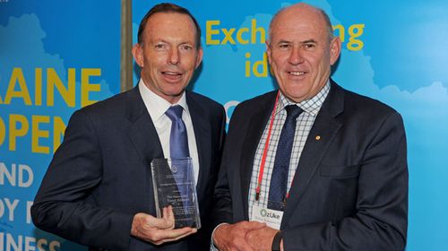 Abbott receives Ukraine Freedom Award