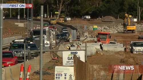 Sydney commuters will need to put up with work for awhile yet. (9NEWS)