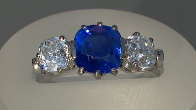 Antiques Roadshow $40000 diamond and sapphire ring season 39 episode 19
