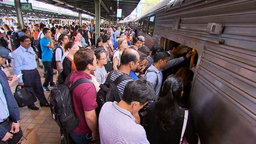 New figures have revealed more than half of Sydney train lines are unable to fit any more passengers during the busiest time of the morning between 8am and 9am. 