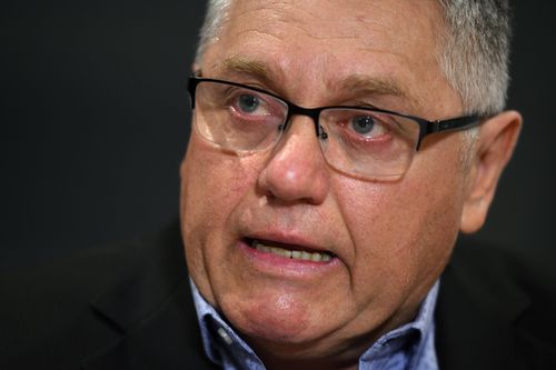 Ray Hadley broke down when he addressed the media about the moment he found out of his son's charge.