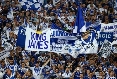 The Bulldogs army was in full voice at ANZ Stadium in a sell-out crowd.