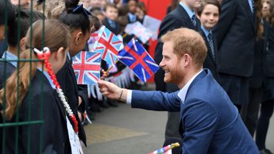 Duke of Sussex arrives to take part in a tree planting project in support of The Queens Commonwealth Canopy (QCC) initiative.