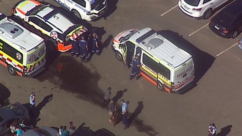 Emergency services and a rescue helicopter attended Stanwell park Beach, but the swimmer could not be revived.