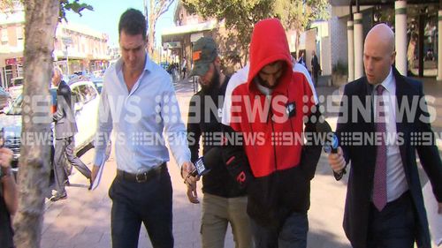 Alaa El Zien faced court for the first time since the road rage incident in Sydney’s west last month. (9NEWS)