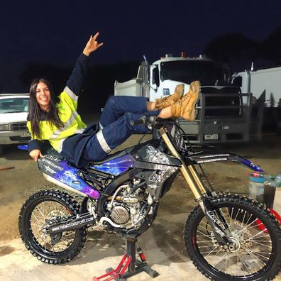 Christina Vithoulkas had been a motocross fan for years before her accident.