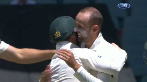 Nathan Lyon was particularly impressive today. (9NEWS)