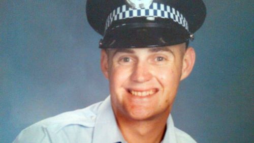 Police begged the gunman responsible for trainee detective Bill Crews' death to lay down his weapon and surrender so they could help their fatally injured "mate". AAP