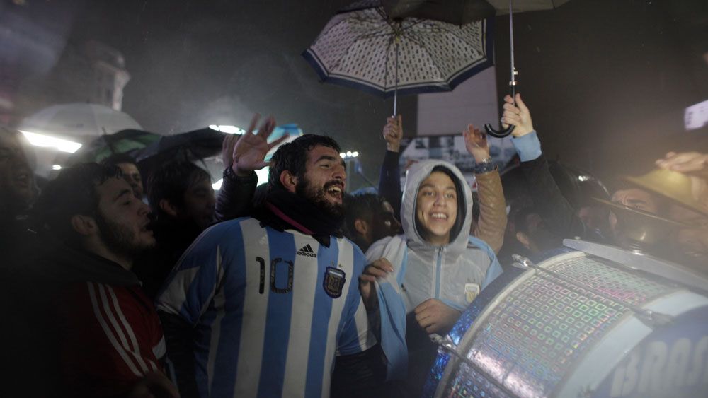 Hundreds of Argentina fans protest to get Lionel Messi to unretire from national team (AAP)