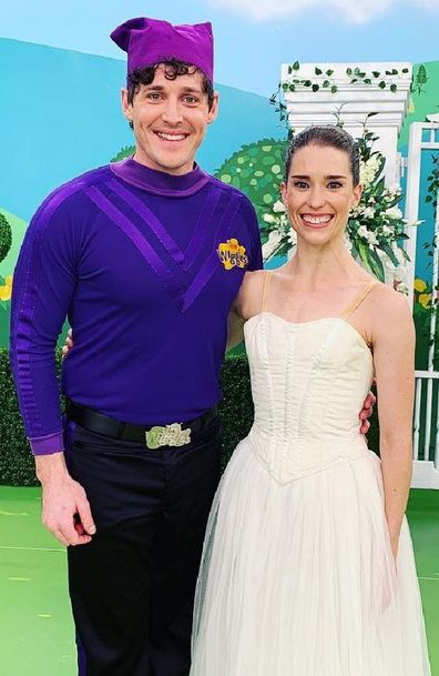 The Wiggles' Lachlan Gillespie and Dana Stephensen