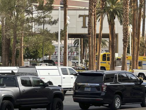 Tesla cybertruck explosion outside Trump hotel in Las Vegas