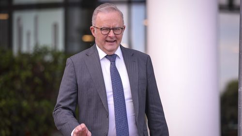 Prime Minister Anthony Albanese visits the Royal Children Hospital.