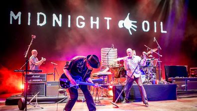 Midnight Oil on stage