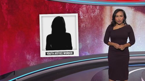 A Victorian female youth justice worker is being investigated after allegations she had an illicit relationship with a teenage boy.