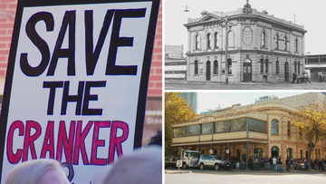 Hundreds have packed Adelaide&#x27;s streets to rally in support of a popular pub with its future in doubt because of a proposed redevelopment.
