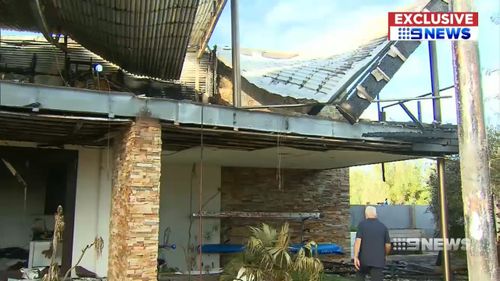 A Perth grandfather is warning families to know their fire escape plan, after a ferocious blaze tore through his Mullaloo home. 
