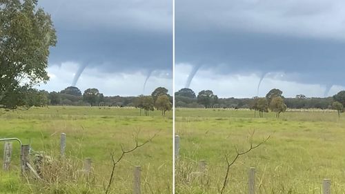 The phenomenon could be seen 20 kilometres inland from Taree.