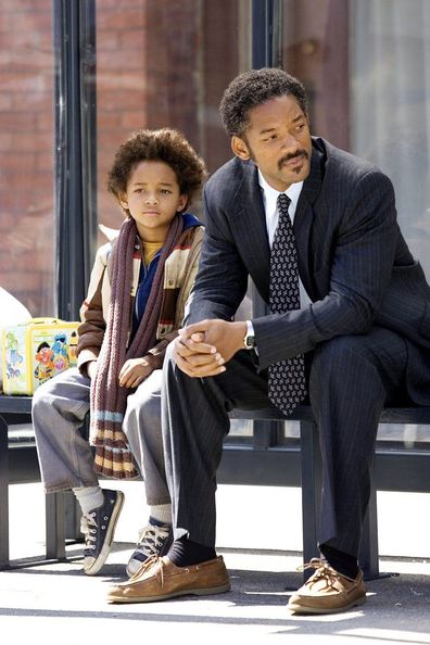 Will Smith in The Pursuit of Happyness playing Chris Gardner