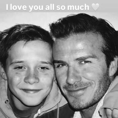 The footballer ﻿took to his Instagram story to post a throwback photo of himself with his son after his 2025 New Years post stirred up more chatter about the family fued. While Brooklyn was absent from his father's photodump of the year, David later shared a photo of the two of them together on his story, writing ﻿"I love you all so much." 