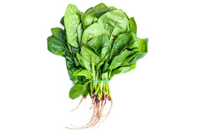 1 1/3 spinach bunches
are 100 calories