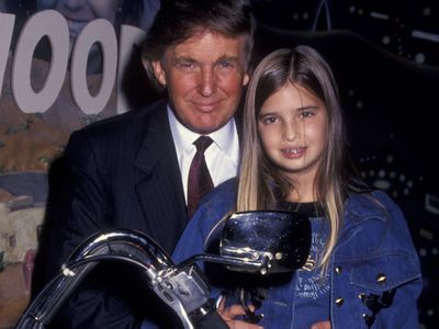 Donald Trump and daughter Ivanka in 1993