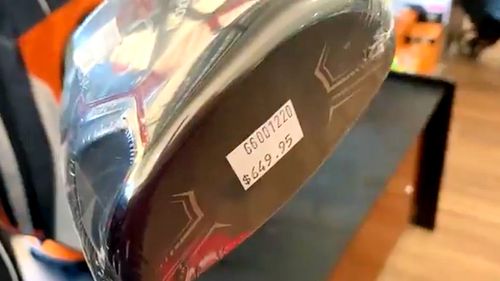A Gold Coast Golf Club owner has hit out at an elderly would-be thief after they stole a $650 golf club from its store last month.