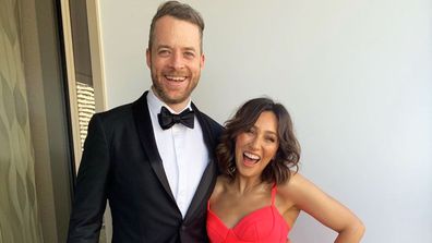 Hamish Blake with his wife Zoë Foster Blake.