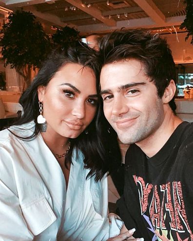 Demi Lovato, ex-fiancé Max Ehrich, Instagram selfie