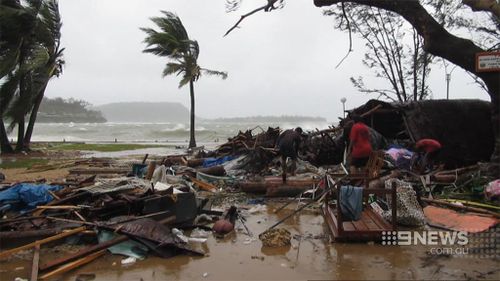 Vanuatu now faces a huge clean up effort. (9NEWS)