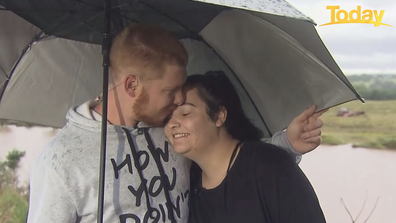 The pair shared an embrace as they spoke to the Today Show this morning.