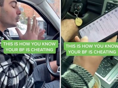 Woman claims to have caught boyfriend cheating after wifi settings on his phone.