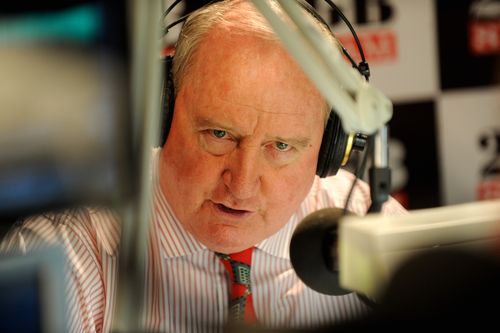 Radio host ALan Jones confirmed Tim Joyce's death on his radio program this morning. Picture: AAP