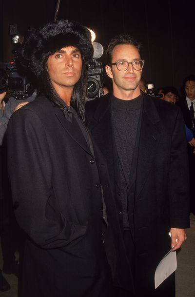 Steven Meisel with Herb Ritts in 1990.