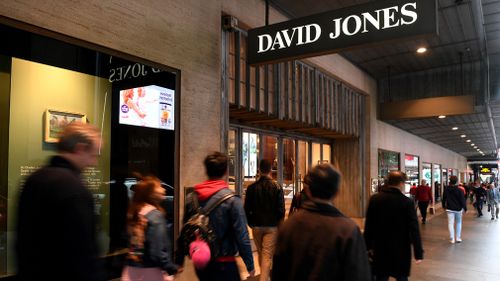 Faced with the challenge of online retailing and foreign companies, David Jones has struggled however - with its value slashed by $712 million this year. Picture: AAP.