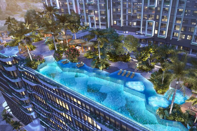 Lumiere Riverside Suite pool