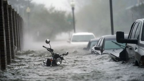 Floodwaters are being measured in feet, not inches, in the Florida panhandle.