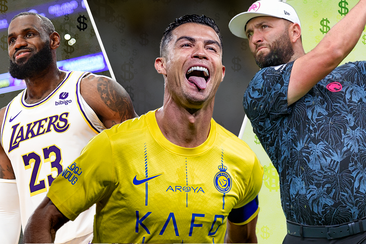 LeBron James, Jon Rahm and Cristiano Ronaldo are among the top earning sports stars according to Forbes.