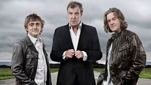 Former Top Gear hosts Richard Hammond, Jeremy Clarkson and James May during what is considering by many fans to be the golden era of the show.