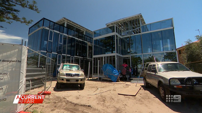 A Gold Coast development built almost entirely of glass.