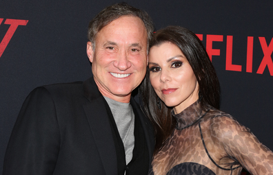 Terry Dubrow (L) and Heather Dubrow (R) attend the Premiere Of Netflix's "The Dirt" at ArcLight Hollywood on March 18, 2019 in Hollywood, California. 