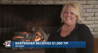 Lapeer County bartender Dawn received $1000 tip from patrons