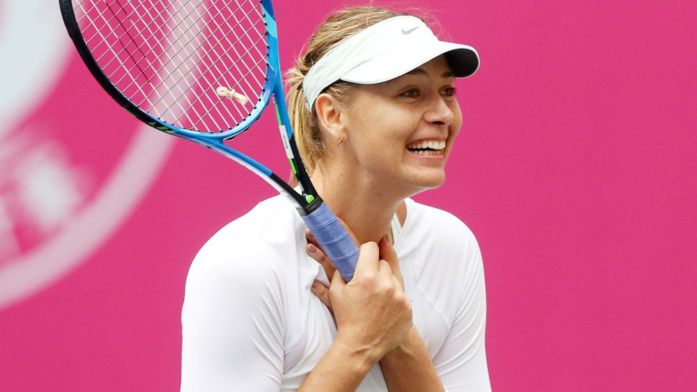 Maria Sharapova wins first WTA title after doping ban against Aryna Sabalenka at Tianjin Open