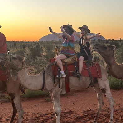 Nicole Douglas Wendy Douglas uluru