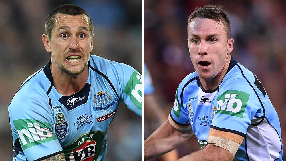 Mitchell Pearce and James Maloney should be reunited for the Blues says Anthony Minichiello. (AAP)
